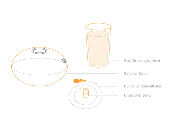 Grafik Magenballom, Ästhetik in Dresden